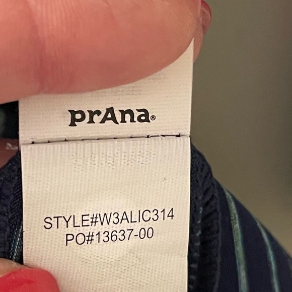 Prana blue scramble athletic high neck long sleeve dress womens size small - Picture 6 of 8